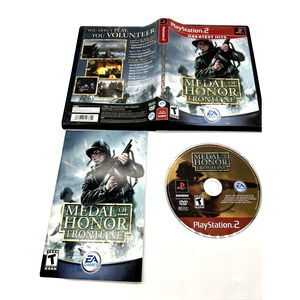 Medal Of Honor Frontline PS2 Playstation 2 Game With Manual Tested